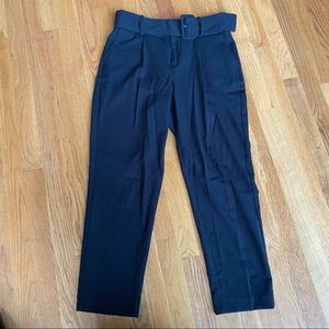 A New Day Black Belted Taper Pants